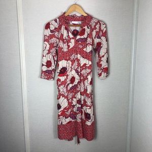 New York and Co. pink and white tie dress!